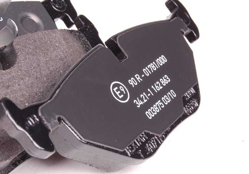 Juego de Pastillas de Freno con Sensor para BMW Serie 5 E39 (OEM 34212157591). Original BMW