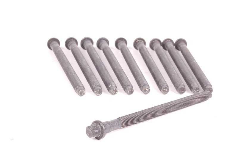 Juego de tornillos para culata OEM 11127560274 para MINI R56, Clubman R55, Cabrio R57, Countryman R60... y más. Original MINI.