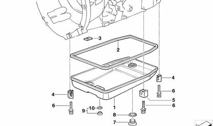 Cárter de aceite OEM 24111422106 para BMW E36, E34, E39, E32, E38. Original BMW.