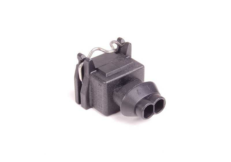 Conector eléctrico 2 pines OEM 12521427787 para BMW E81, E82, 116d, 118d, 120d, 123d. Compatible con motores N47. Original BMW.