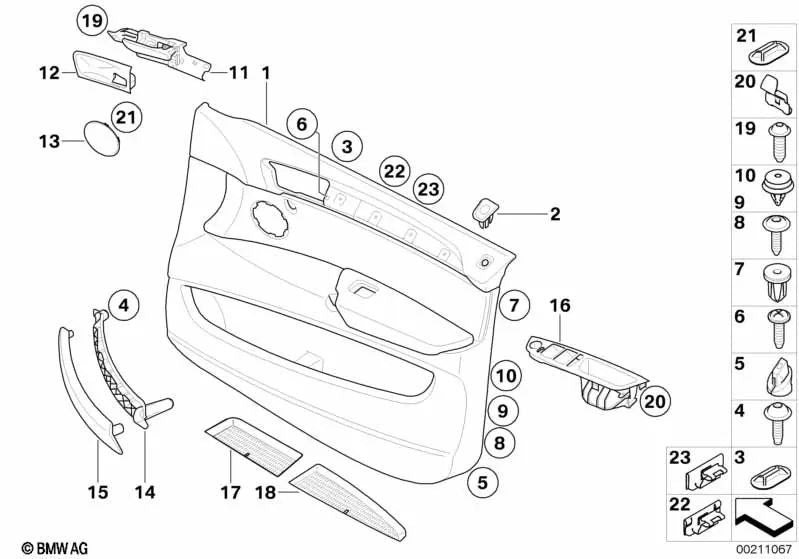 Cubierta del Centro de Control Izquierda para BMW E70, E71, E72 (OEM 51416975777). Original BMW.