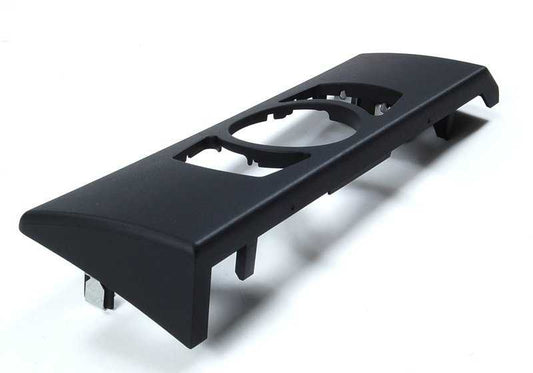 Embellecedor interruptor de luces OEM 61316925263 para BMW E60 y E61. Color negro. Original BMW.