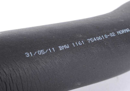 Tubo de ventilación OEM 11617540610 para BMW E60, E61, E63, E64, E65, E66, E70. Original BMW.