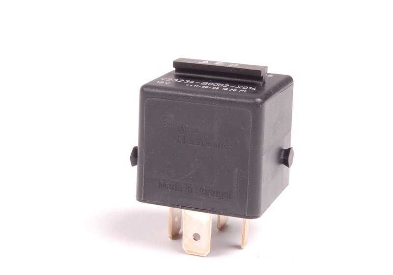 Relé de cierre negro OEM 61358365326 para BMW E34, E39, E38, E31. Original BMW.