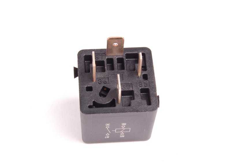 Relé de cierre negro OEM 61358365326 para BMW E34, E39, E38, E31. Original BMW.