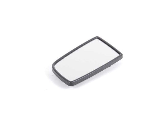 Flat left heated mirror glass for BMW E60, E61, E63, E64 (OEM 51167116747). Original BMW.