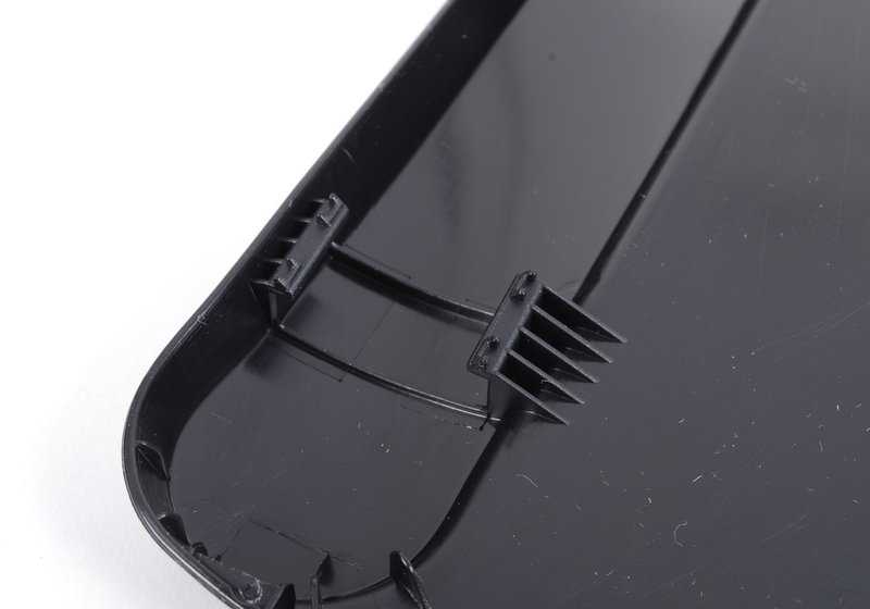 Tapa embellecedora brazo limpiaparabrisas derecho OEM 61617035103 para BMW E60, E61, E63, E64. Original BMW.