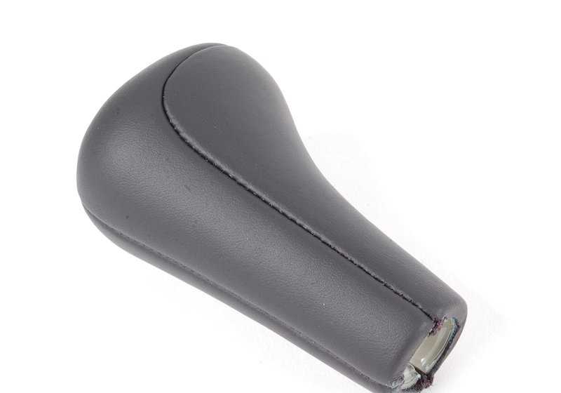 Leather Gear Shift Knob/6 Speed ​​for BMW E46, E34, E60, E61, E63, E64, E53, E85 (OEM 25117523817). Original BMW