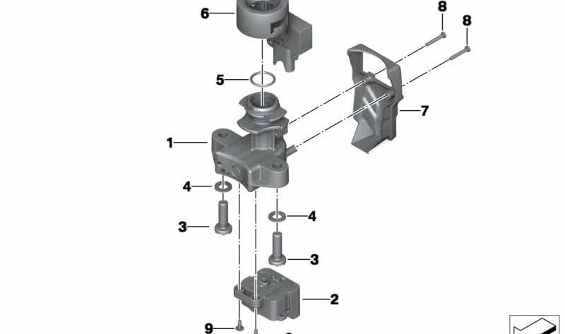 Caperuza OEM 51257677808 para motos BMW F700GS, F800S, F800ST, F650GS, F800GS, F800R, F800GS Adventure, K1200S, K1300S... y más. Original BMW Motorrad.