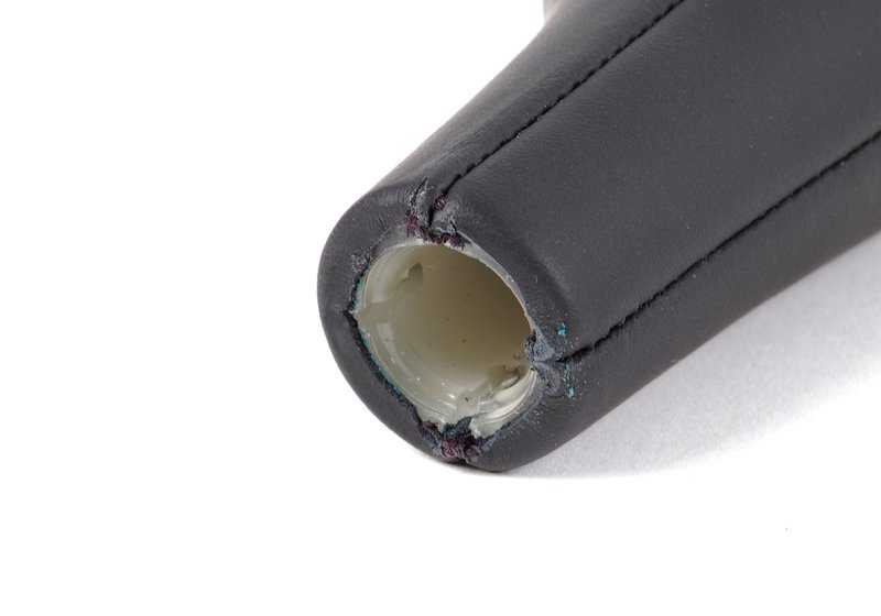 Leather Gear Shift Knob/6 Speed ​​for BMW E46, E34, E60, E61, E63, E64, E53, E85 (OEM 25117523817). Original BMW