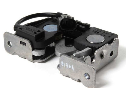 Cierre capó delantero OEM 51237008755 para BMW E81, E82, E87, E88, E90, E91, E92, E93, E60, E61, E63, E64, E84, E83. Original BMW.