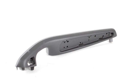 Reposabrazos delantero izquierdo gris OEM 51417049671 para BMW E46. Original BMW.