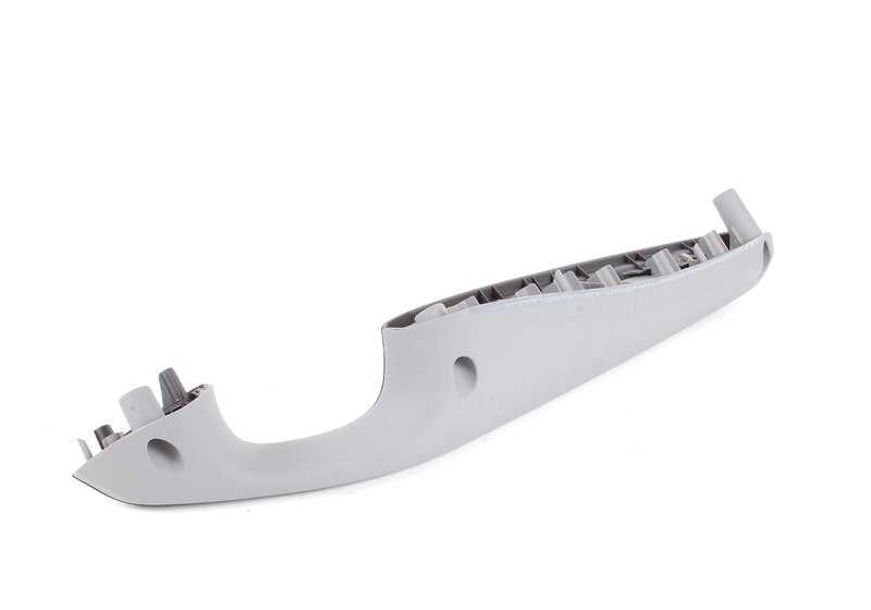 Reposabrazos delantero izquierdo gris OEM 51417049671 para BMW E46. Original BMW.