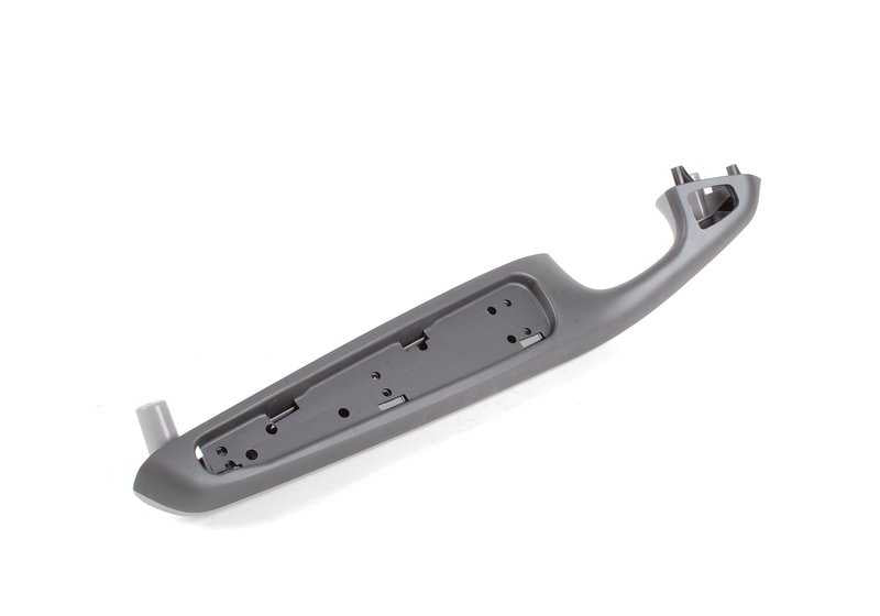 Reposabrazos delantero izquierdo gris OEM 51417049671 para BMW E46. Original BMW.