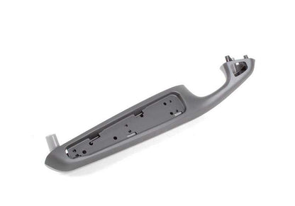 Reposabrazos delantero izquierdo gris OEM 51417049671 para BMW E46. Original BMW.