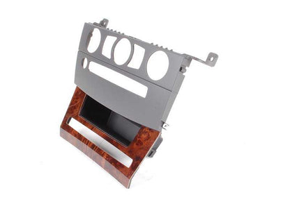 Embellecedor de salpicadero madera álamo OEM 51456951026 para BMW E60 y E61. Original BMW.