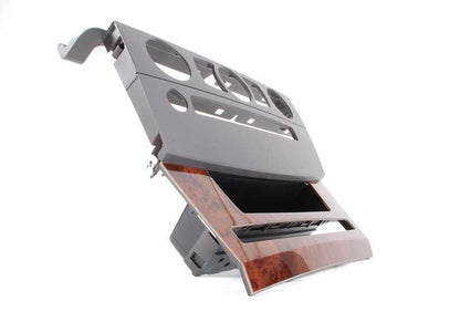 Embellecedor de salpicadero madera álamo OEM 51456951026 para BMW E60 y E61. Original BMW.