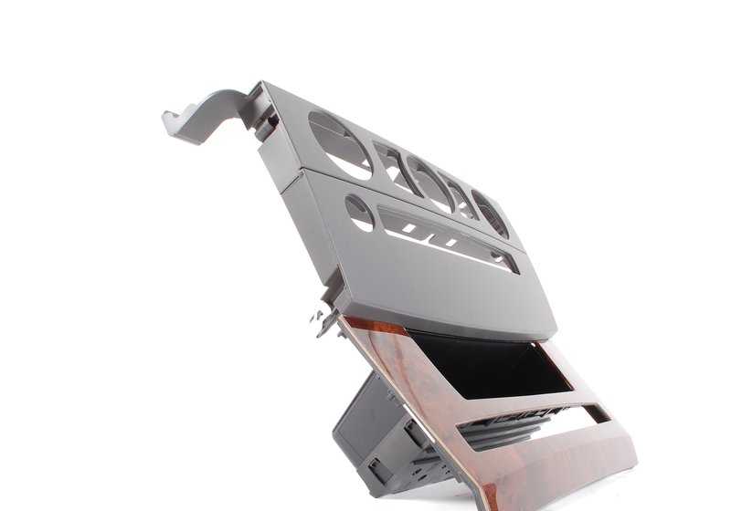 Embellecedor de salpicadero madera álamo OEM 51456951026 para BMW E60 y E61. Original BMW.