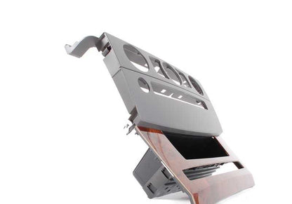 Embellecedor de salpicadero madera álamo OEM 51456951026 para BMW E60 y E61. Original BMW.