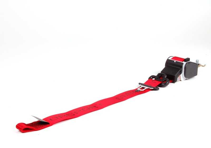 Front left upper strap for BMW 3 Series E36 (OEM 72112257463). Original BMW