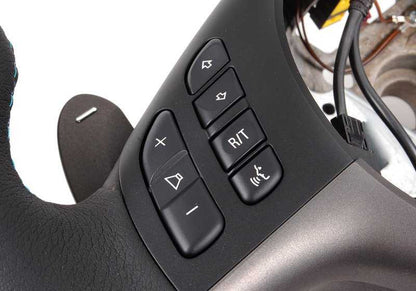 Volante de cuero M con airbag para cambio SMG OEM 32342282222 para BMW E46. Original BMW.