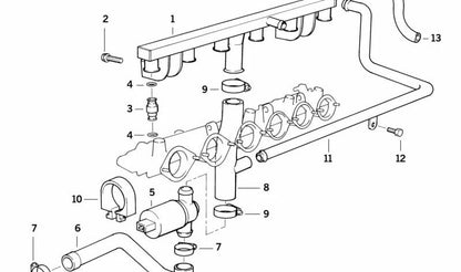 Manguera OEM 13901403010 para BMW E36. Compatible con todos los modelos de la serie E36. Original BMW.