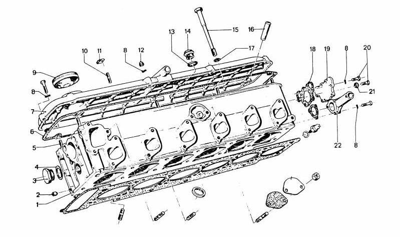 Junta sin amianto OEM 11121726725 para BMW E12, E28, E24, E23, E32, E34. Compatible con múltiples versiones del motor. Original BMW.