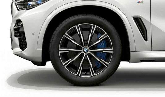 Juego completo de llantas y neumáticos de invierno M Estrella 740 OEM 10026689B para BMW X5 (G05) y X6 (G06). Montadas y equilibradas con neumáticos Michelin. Original BMW.