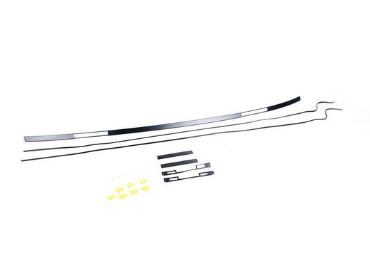 Listón de adorno techo imprimado izquierdo OEM 51138208689 para BMW Serie 3 E46. Original BMW.