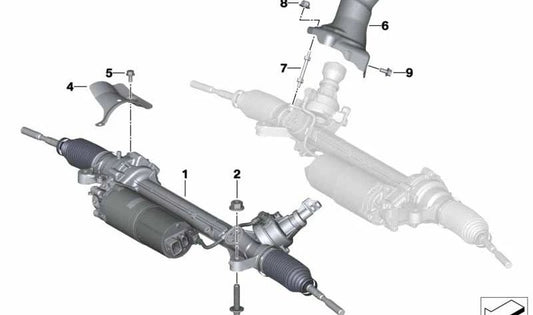 Caixa de gerenciamento elétrico 32105A82538 para BMW Z4 G29 (SDRIVE20I, SDRIVE30I, M40I). Compatível com modelos de 2018 a 2026. BMW original.