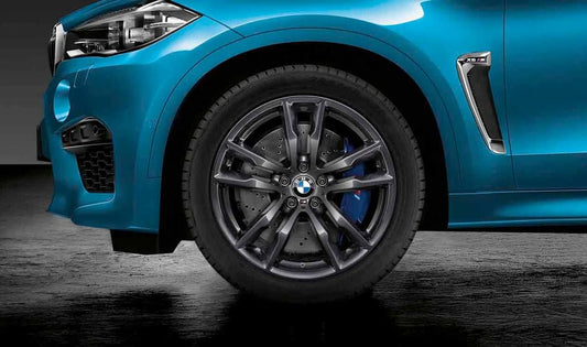 Roda de alumínio M com raios duplos 611 para BMW F85, F86 (OEM 36112284654). BMW originais.