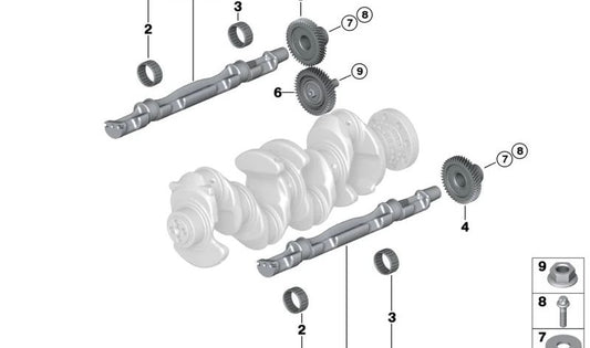 Ausrüstung für BMW E81, E82, E87N, E88, E90, E90N, E91, E91N, E92, E93, E60N, E61N, E84, E83N (OEM 11277800523). Original BMW