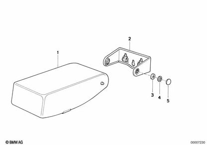 Clipes de retenção para BMW E34, E52 (OEM 52208107340). BMW originais.