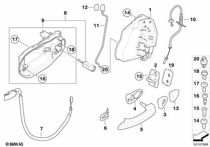 Cover for BMW X3 E83 (OEM 51213449085). Genuine BMW
