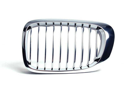 Chrom linker Ornament Grid 51138208685 für BMW 3 E46 -Serie (03/1998 - 08/2006). Original BMW.