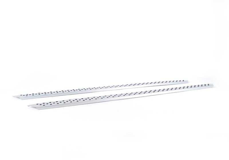 OEM aluminum stroke set 51950443731 for BMW X6 E71, E72. Complete assembly kit to add lateral strokes. Original BMW.