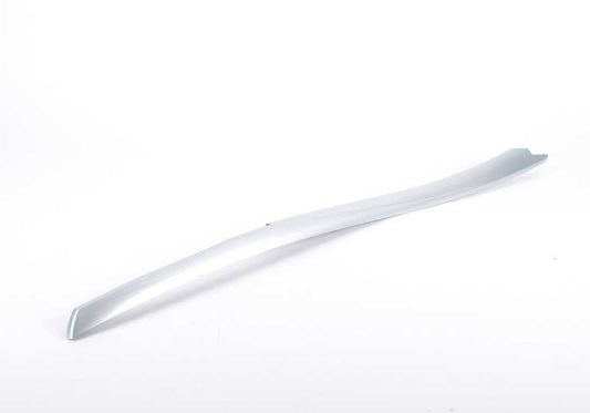 Moldura aluminio consola central derecha OEM 51166969542 para BMW E70, E70N, E71, E72. Pieza original BMW.