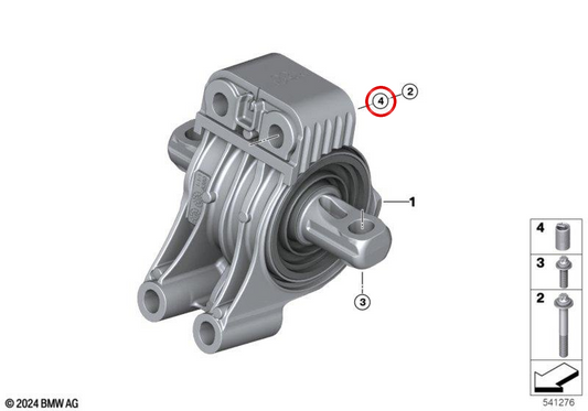 Helicoil-Einsatz M10x20 OEM 31106763746 für BMW i4 G26 Gran Coupé, i4 G26 Gran Coupé LCI… und mehr. Original BMW.