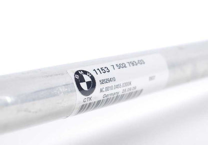 Tubo de retorno calefacción OEM 11537502793 para BMW E60, E61, E63, E64, E65, E66, E53. Original BMW.