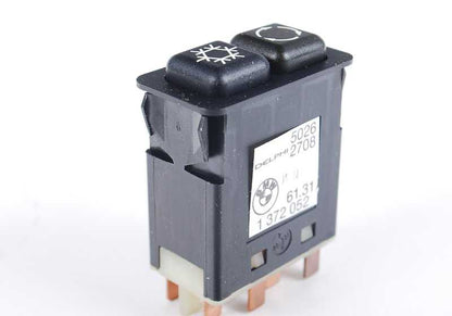Interruptor aire acondicionado OEM 61311372051 para BMW E30. Original BMW.