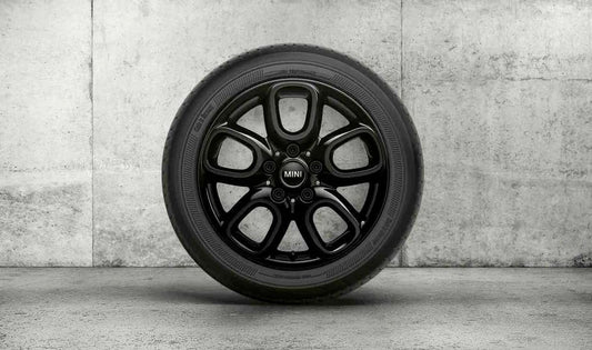 Llanta de aluminio Loop Spoke 494 negra OEM 36116891824 para MINI Clubman F54 LCI (06/2018 - 02/2024). Original MINI.