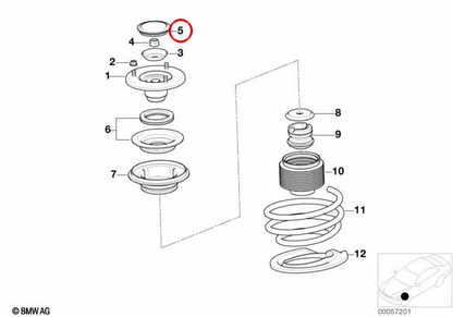 OEM Protective Plug 31331096046 für BMW E52. Original BMW.