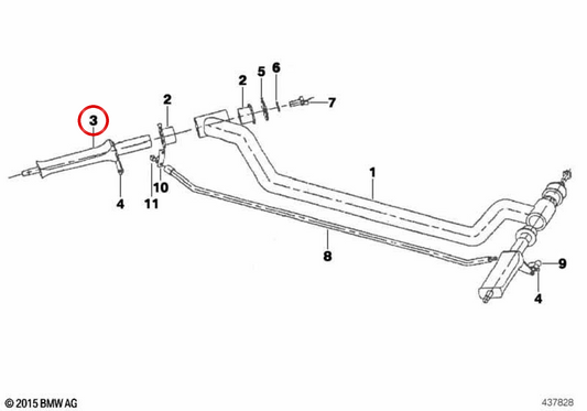 Biela estabilizadora OEM 31352270611 para BMW E81, E82, E87, E88, E90, E91, E92, E93, X1 E84. BMW genuíno.