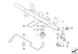 OEM injection pipe 13511521389 for MINI R52, R53, Cooper S, JCW GP... and more. Original MINI.