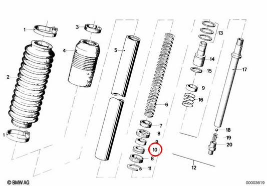 Originalers OEM-Ersatzteil 31421234506 für BMW