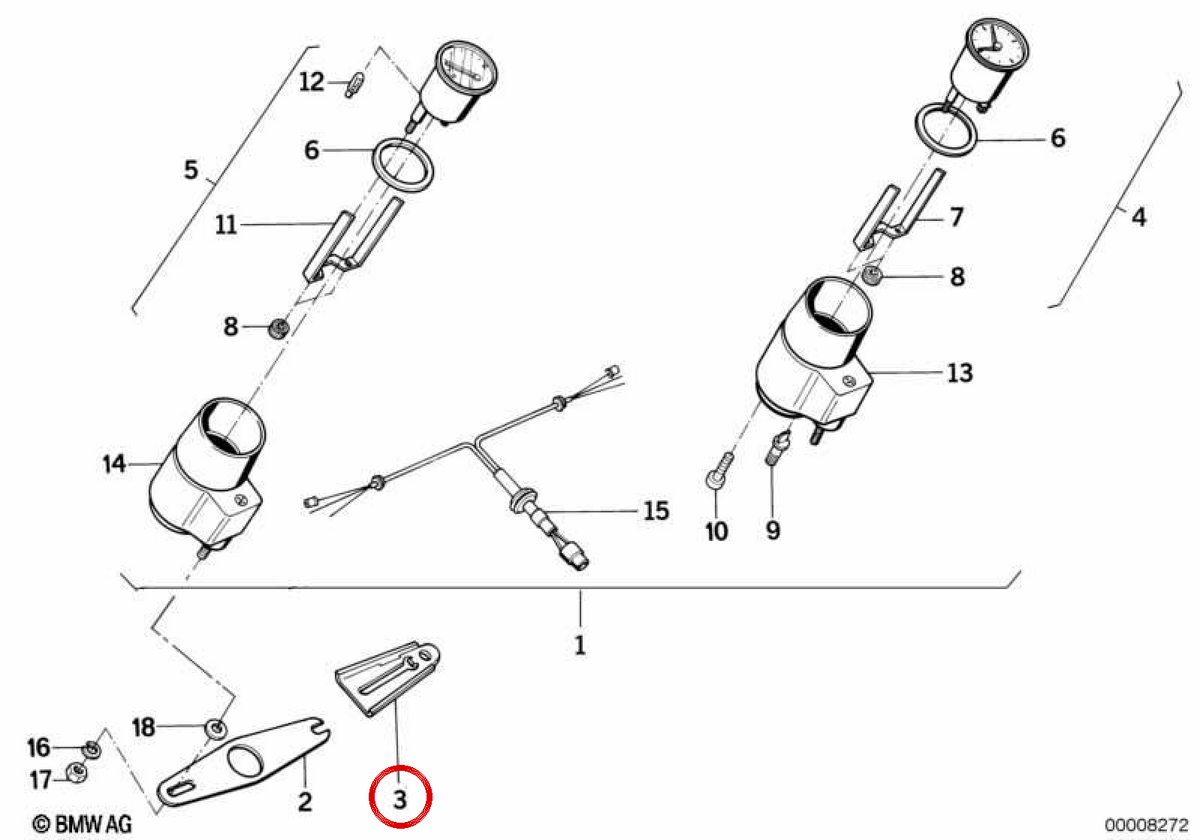Extensión negra OEM 31422303484 para BMW E30, E36, Z3. Original BMW.