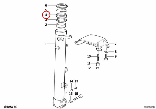 OEM-Dichtring 31422312838 für BMW Motorräder F 650, F 650 CS, G 650 GS, K 75... und mehr. Original BMW Motorrad.