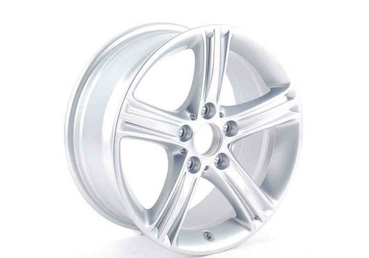 Llanta de aleación diseño estrella 393 17" OEM 36116796242 para BMW F30. Compatible con versiones 316d, 318d, 320d, 320i, 328i, 330e y más (2012-2015). Original BMW.