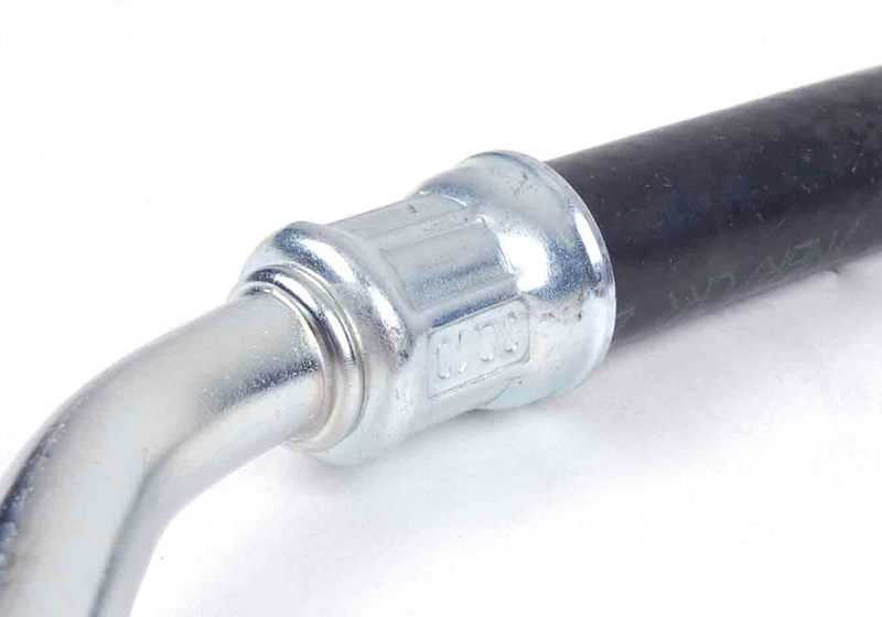 Tubería de retorno de dirección asistida OEM 32411136994 para BMW E34, E32. Original BMW.
