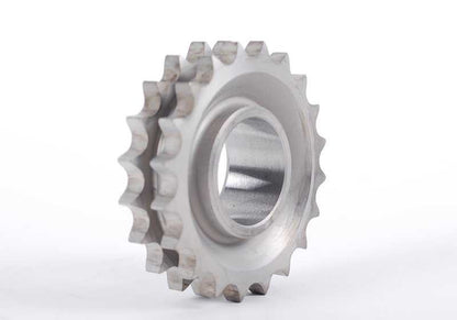 Piñón árbol de levas OEM 11311304255 para BMW E24, E28, E30, E34. Forma parte del sistema de distribución por cadena doble. Original BMW.